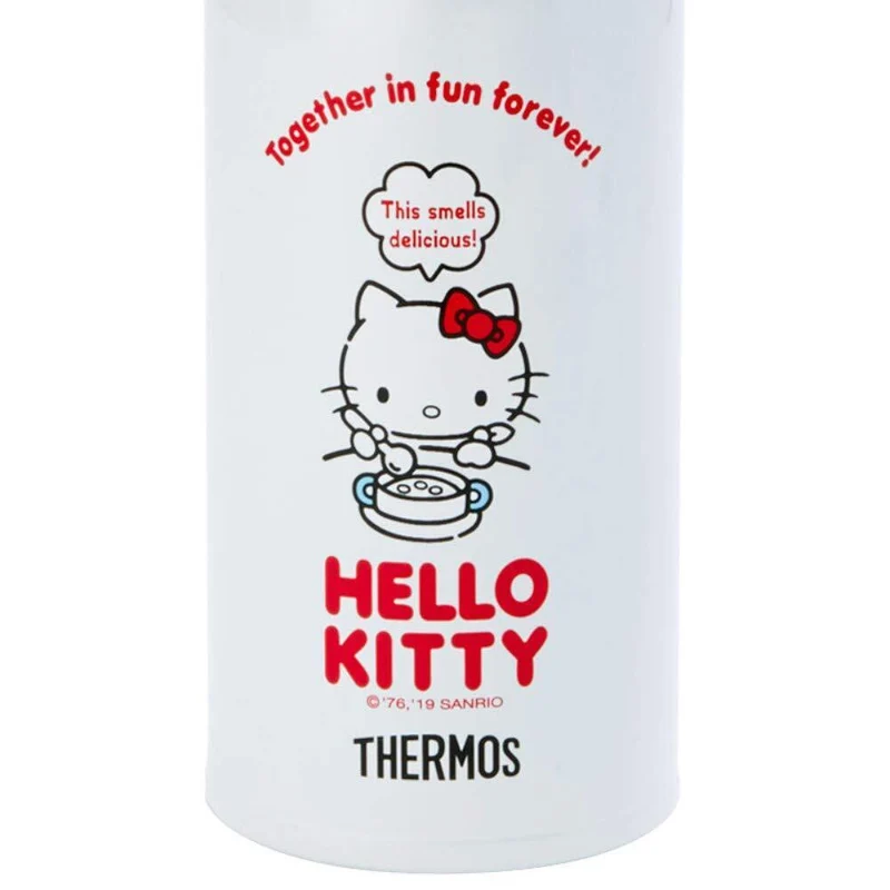 [Self-operated] Japan's Sanrio HelloKitty insulated water cup white 350ml Thermos limited edition direct drink, easy to carry and long-lasting heat preservation