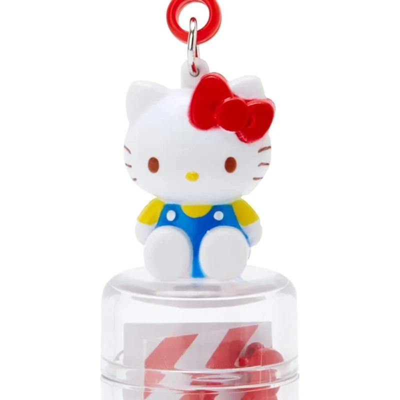 [Self-operated] Japan's Sanrio one-line hair clip with storage jar Hello Kitty style 4 pieces cute one-line side clip bangs clip headband hair clip hair accessories