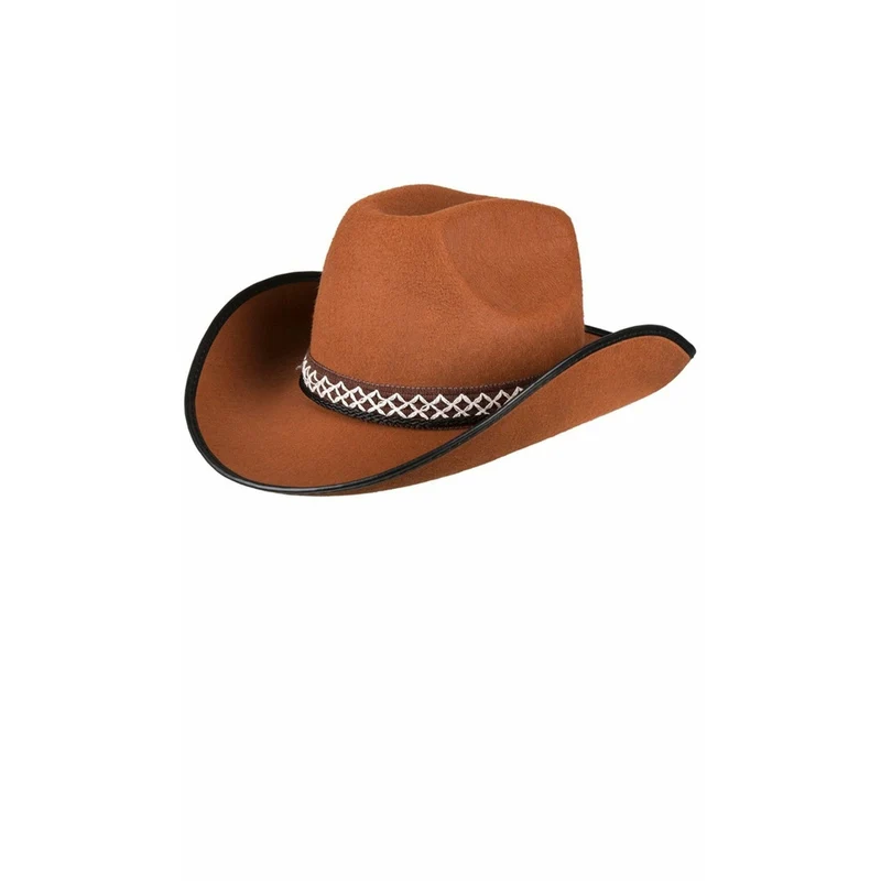 Cowboyhut braun für Kinder