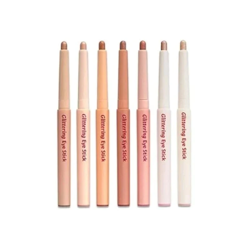 [Self-operated] Korean CLUB CLIO Twinkle POP Silkworm Pen #02 Shy Me Shy Rose Gold 0.7g Pearlescent Waterproof Non-smudge Eyeshadow Stick