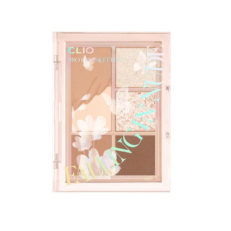 [Self-operated] Korean CLUB CLIO 5-color eyeshadow palette, one set, No. 4, Falling in Nude, matte eyeshadow palette