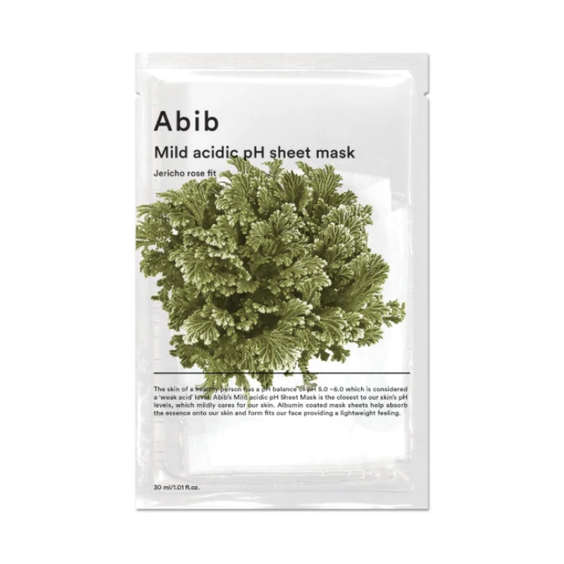 [Self-operated] Korean Abib PH weakly acidic resurrection grass mask 1 piece, deep moisturizing, brightening and repairing skin