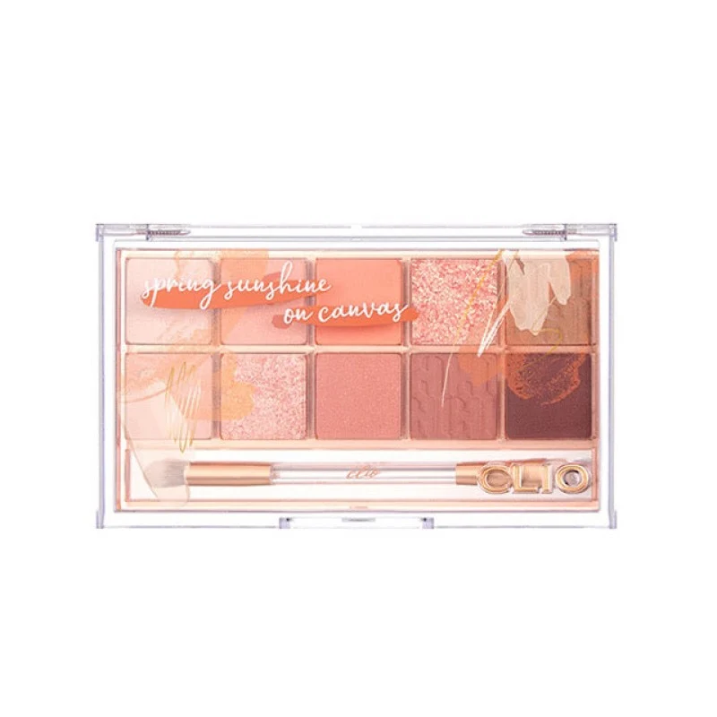 [Self-operated] South Korea CLUB CLIO 10-color eyeshadow palette, No. 15, 6g Spring Sunshine on Canvas