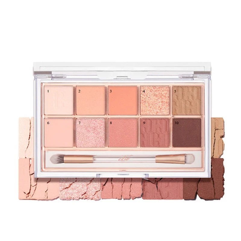 [Self-operated] South Korea CLUB CLIO 10-color eyeshadow palette, No. 15, 6g Spring Sunshine on Canvas