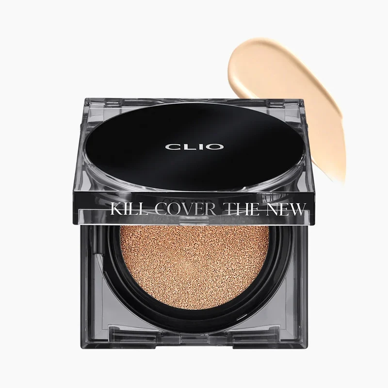 [Self-operated] Korean CLUB CLIO Crystal Brick Square Cushion Foundation #3.5 Vanilla Natural Beige Comes with Refill 15g*2 SFP50+ PA+++