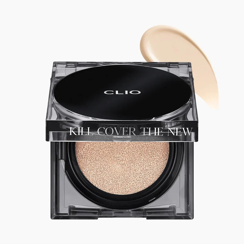 [Self-operated] Korean CLUB CLIO Crystal Brick Square Cushion Foundation #2.5 Ivory Light Beige Comes with Refill 15g*2 SFP50+ PA+++