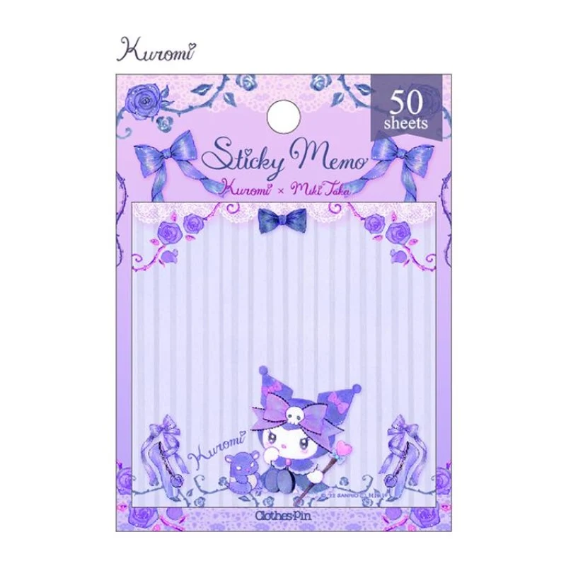 [Self-operated] Japan's Sanrio note book Kurome style 50 pieces of convenient and compact record book note paper