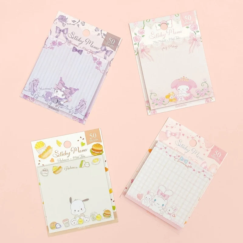 [Self-operated] Japan's Sanrio note book Kurome style 50 pieces of convenient and compact record book note paper