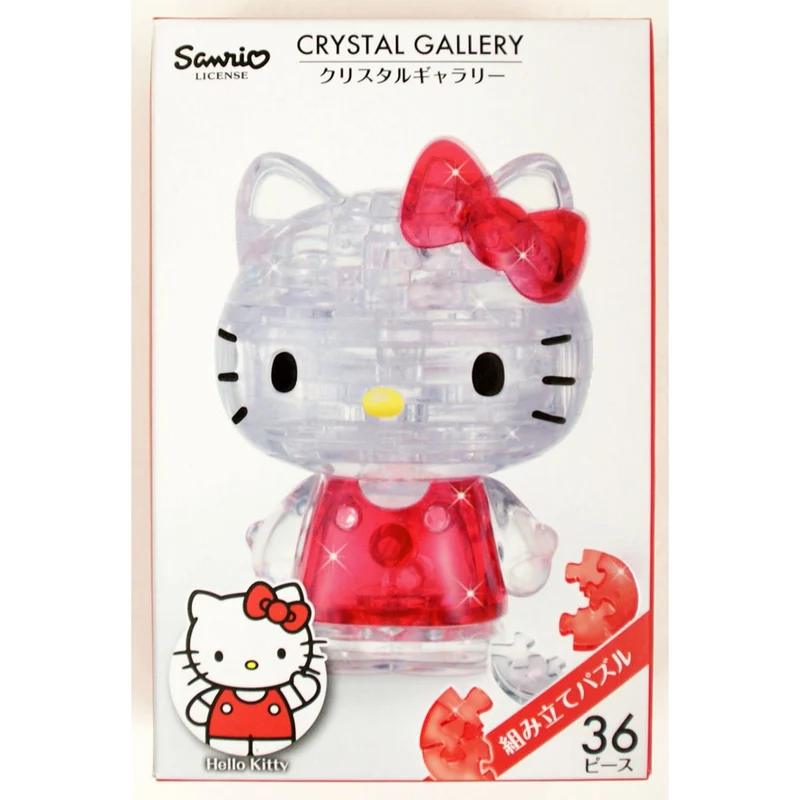 [Self-operated] Japanese Sanrio 3D crystal puzzle Kitty 36-piece puzzle