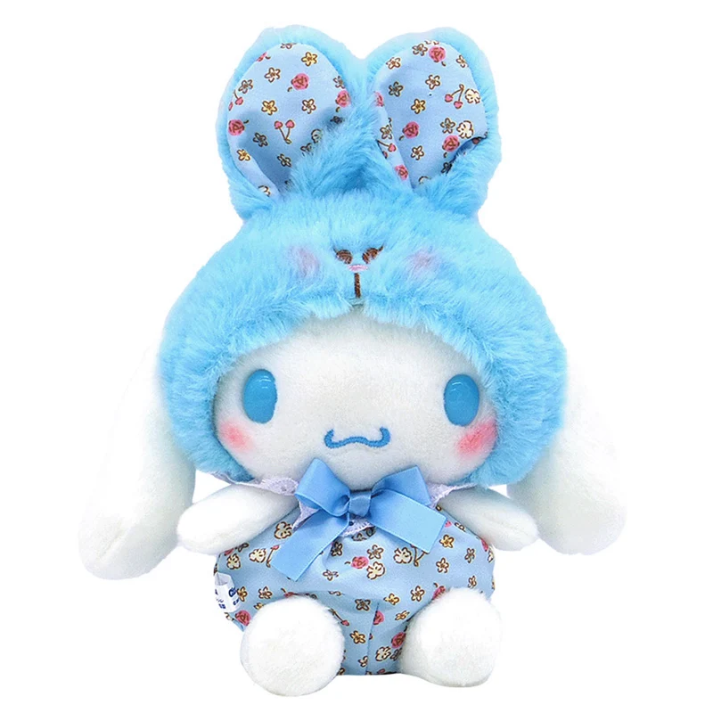 [Self-operated] Japanese Sanrio Limited Edition Flower Rabbit Series Doll Jade Dog Big Eared Dog Doll Ornament Plush Toy