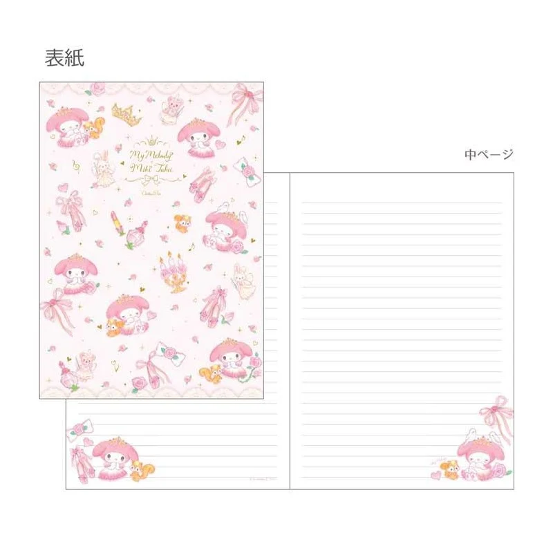 [Self-operated] Japan's Sanrio A5 notebook Melody model 64-page lined meeting minutes book