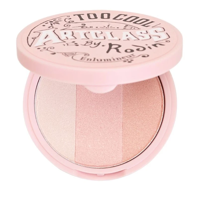 [Self-operated] South Korea TOO COOL FOR SCHOOL three-color high-gloss contour powder #02 peach pink 11g blush nose shadow all-in-one tray