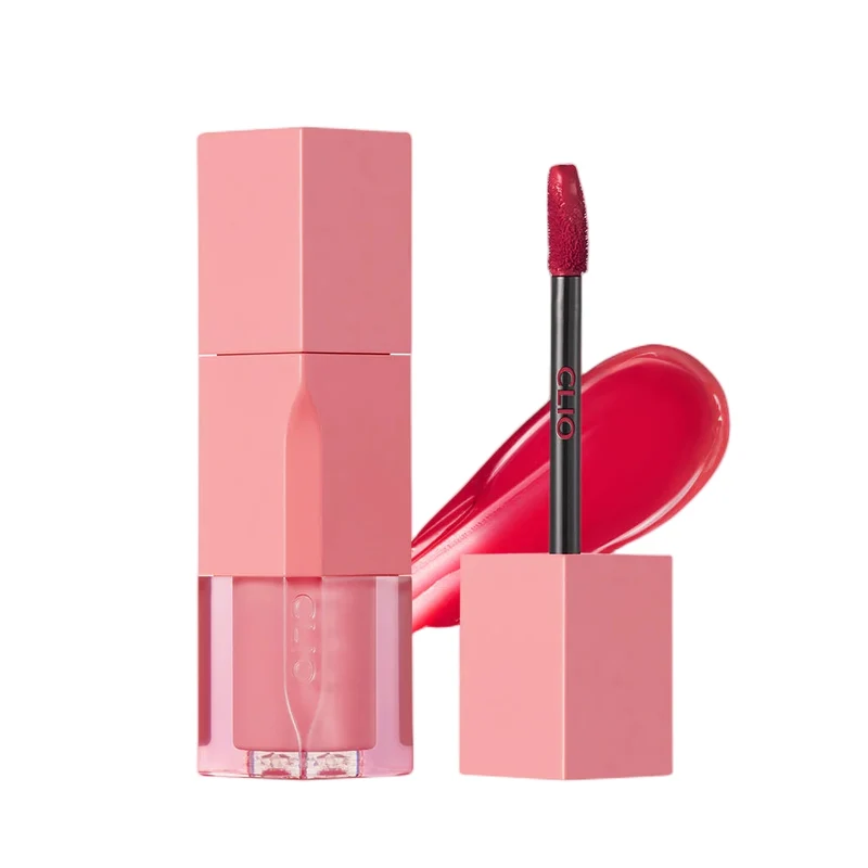 [Self-operated] Korean CLUB CLIO DEWY SYRUP TINT hydrating and moisturizing dew lip glaze 3.2g long-lasting color #01 Hannam In Red