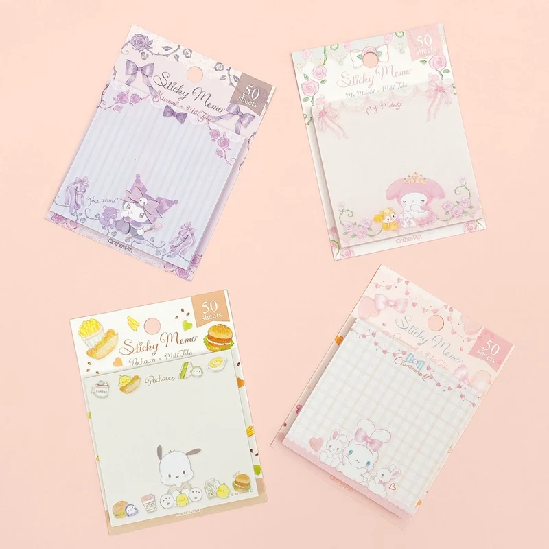 [Self-operated] Japanese Sanrio note pad, big-eared dog style, 50 pieces, convenient and compact record pad note paper