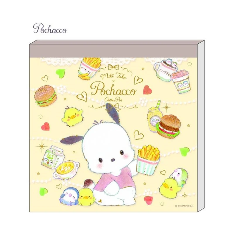 [Self-operated] Japanese Sanrio note pad Pacha dog style 100 pages convenient compact note pad note paper