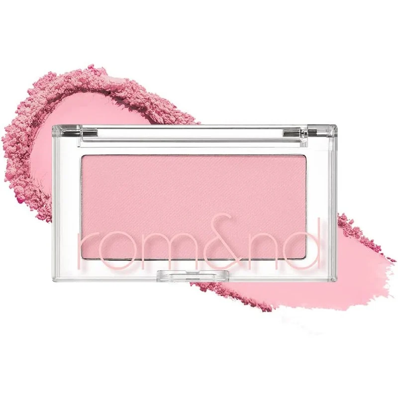 [Self-operated] Korean ROMAND Roumei single color blush #C02 BLUEBERRY CHIP peach slices 4.0g natural contouring nude makeup blush eye modification