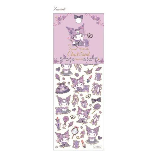 [Self-operated] Japanese Sanrio aluminum foil transparent seal sticker Kuromi style cartoon sticker