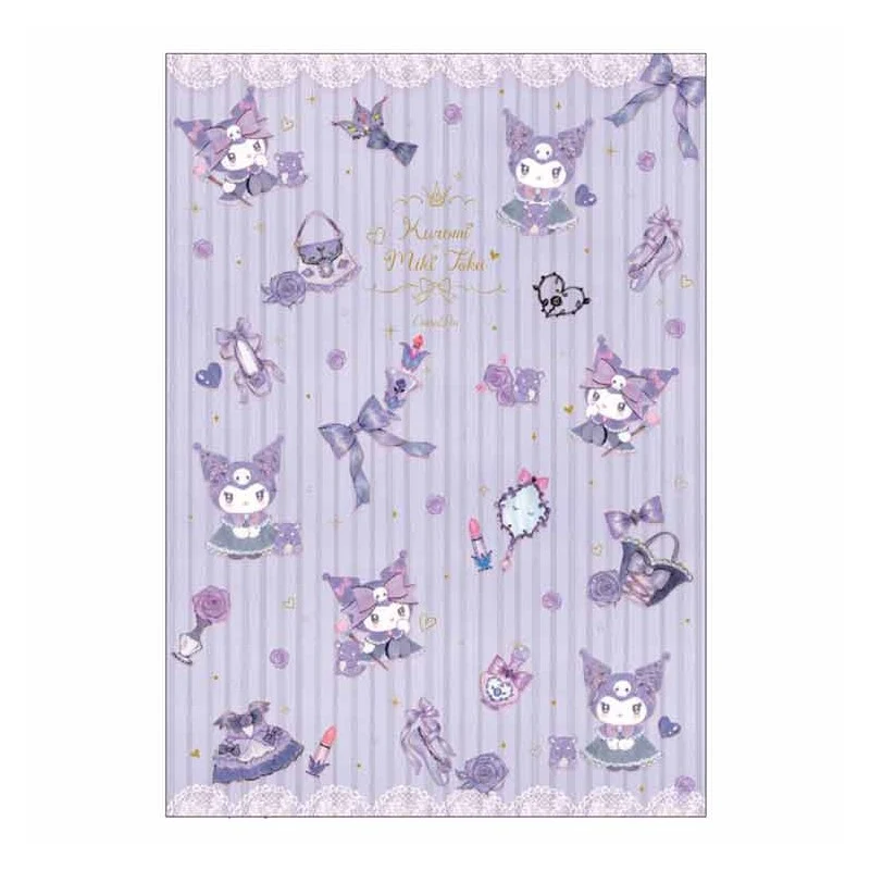 [Self-operated] Japan's Sanrio A5 notebook Kuromi model 64-page lined meeting minutes book