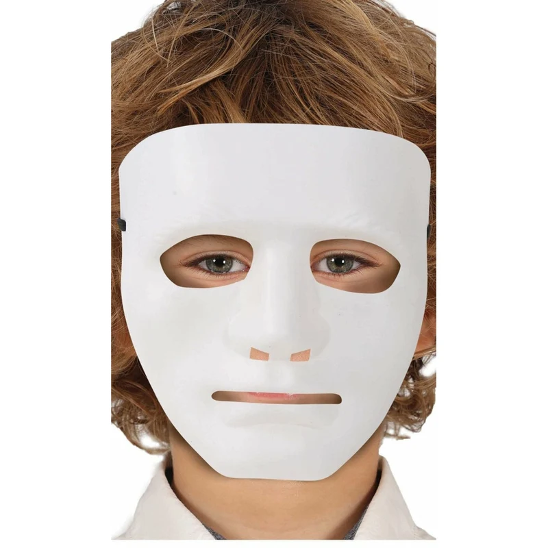 Weiße Maske für Kinder