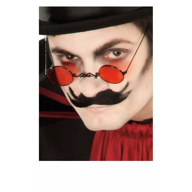 Rote Vampirbrille