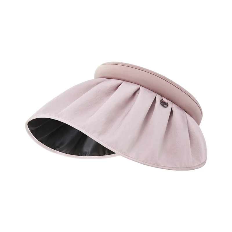 [Self-operated] Chinese Beneunder Jiaoxia Junji Series Shell Hollow Top Sun Protection Hat, Strong Shading Style, Taro Gray Powder, 1 Hat, Brim Length: 18cm, UPF50+, Dual-Purpose Hat Hoop, Light, Breathable, Anti-UV, Summer Sun Shade Big Brim Hat