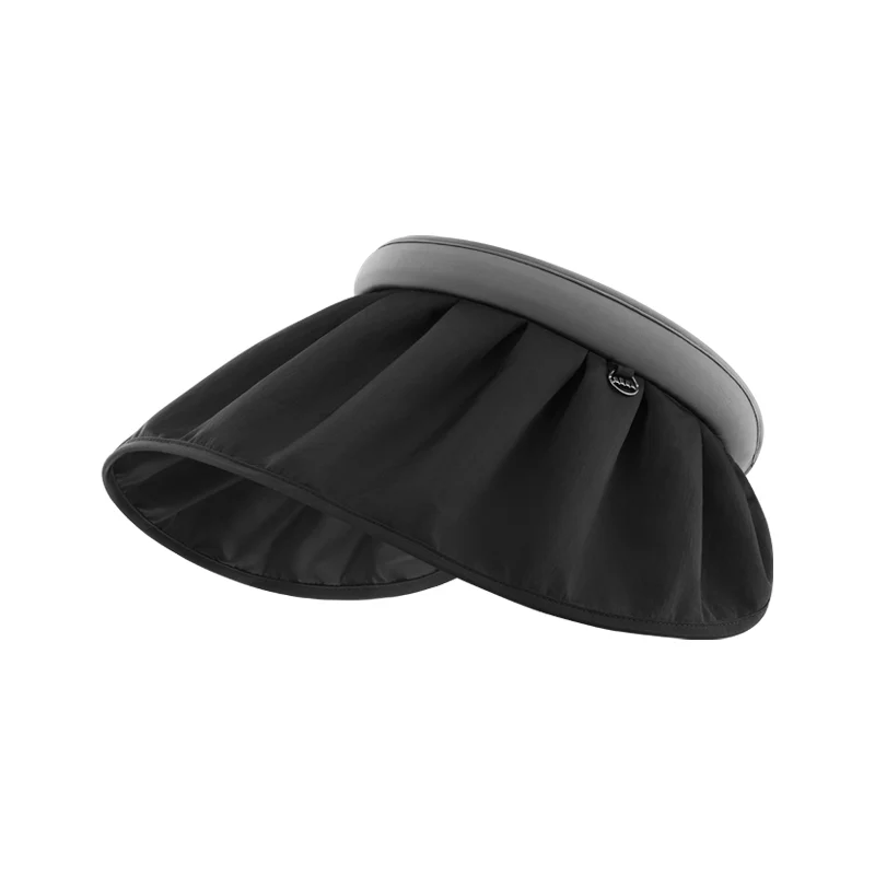 [Self-operated] Chinese Beneunder Jiaoxia Junji Series Shell Hollow Top Sun Protection Hat, Strong Blackout Model, Pitch Dark Night, 1 Hat, Brim Length 18cm, UPF50+, Dual-Purpose Hat Hoop, Light, Breathable, Anti-UV, Summer Sunshade Big Brim Hat