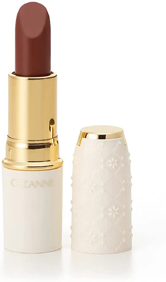 [Self-operated] Japanese CEZANNE Colorful Lipstick Moisturizing Long-lasting Waterproof Non-fading Lipstick No. 105 Red Brown Moisturizing Style