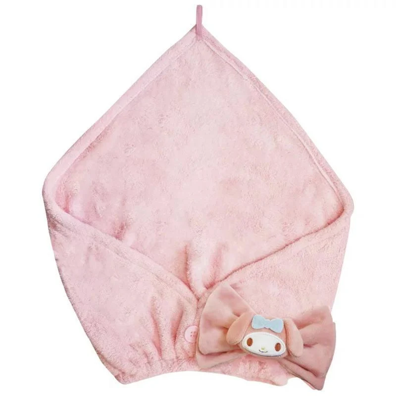 [Self-operated] Japanese Sanrio cute mascot turban Melody style 1 pack water-absorbent and quick-drying hair cap
