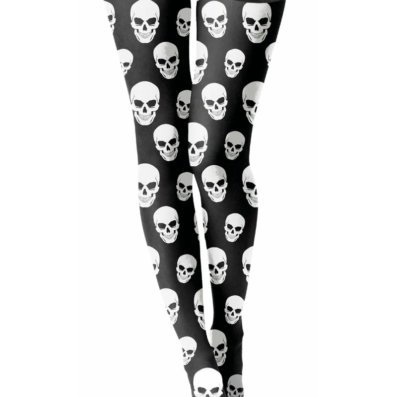Totenkopf-Strumpfhose