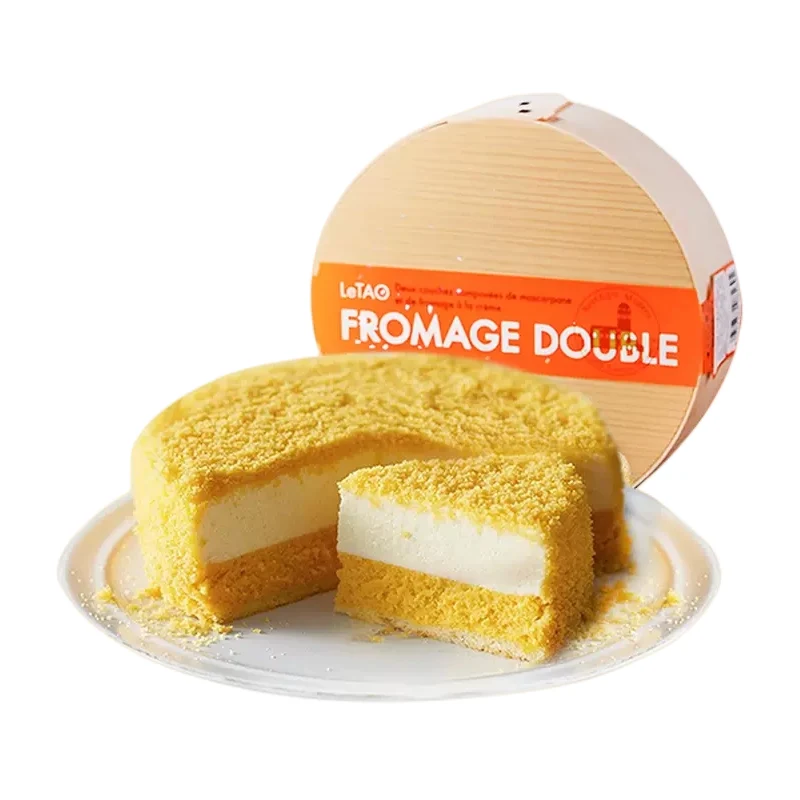 [Self-operated frozen products do not support mailing. Only in-store pickup. Please inform the pickup time at least 1 day in advance for in-store pickup] Japanese LETAO Hokkaido Double-layer Cheese Double-layer Sandwich Cake Cheese Original Flavor