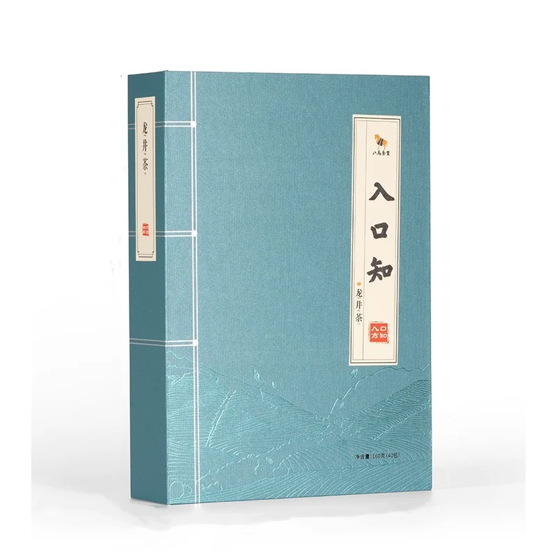 [Self-operated] China Bama Tea Entrance Series Gift Box Yuqian Longjing Tea 160g Zhejiang Alpine Tea Green Tea Gift Box