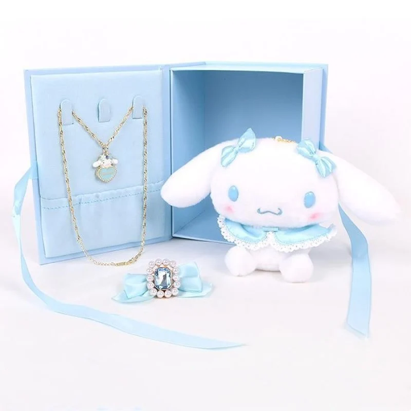 [Self-operated] Japanese Sanrio pendant gift box shiny gem big-eared dog 4-piece set birthday gift holiday gift