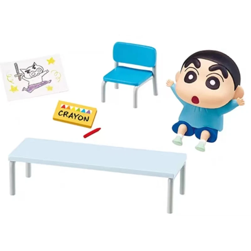 [Self-operated] Japanese RE-MENT box egg blind box Futaba Kindergarten 1 box six kinds randomly sent Crayon Shin-chan series