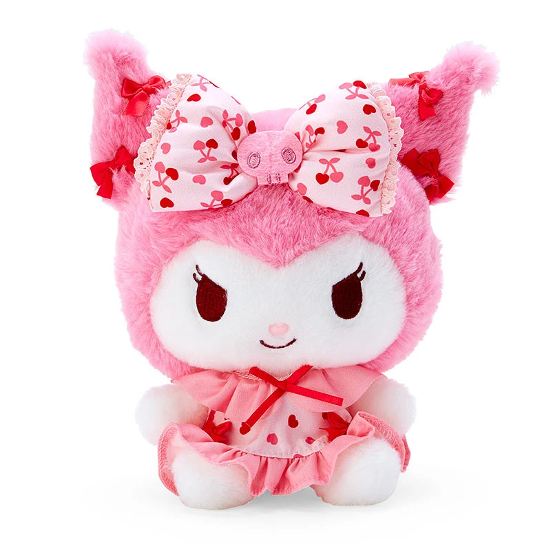 [Self-operated] Japanese Sanrio Floral Bow Series Doll Kurome Doll Ornament Plush Toy