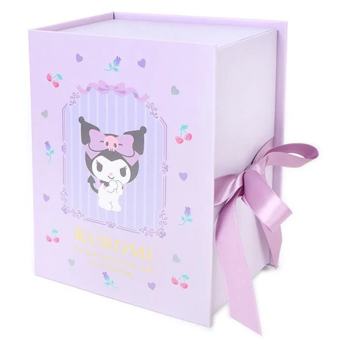[Self-operated] Japanese Sanrio pendant gift box shiny gem Kuromi 4-piece set birthday gift holiday gift