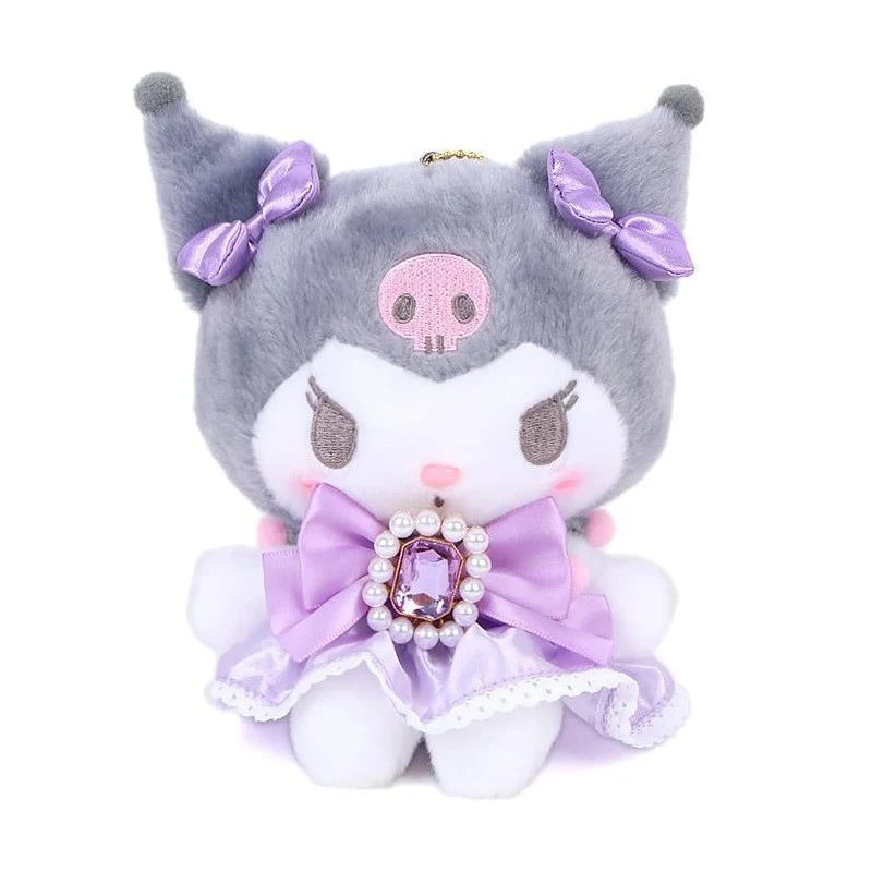 [Self-operated] Japanese Sanrio pendant gift box shiny gem Kuromi 4-piece set birthday gift holiday gift