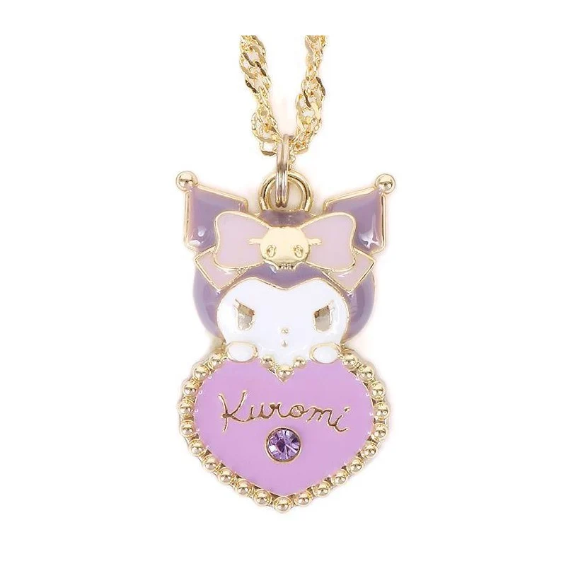 [Self-operated] Japanese Sanrio pendant gift box shiny gem Kuromi 4-piece set birthday gift holiday gift