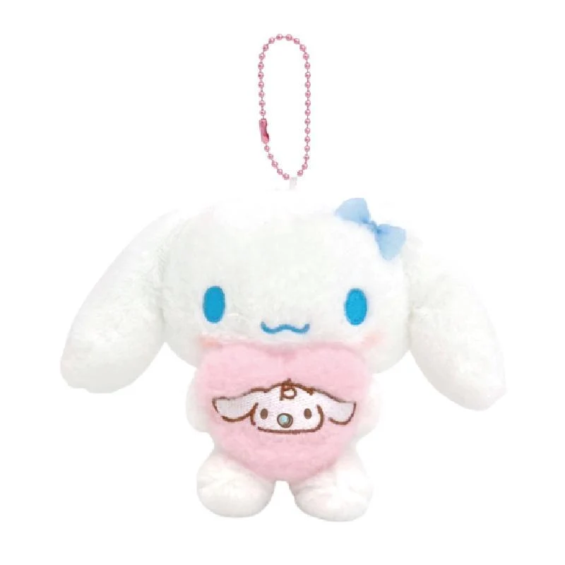[Self-operated] Japanese Sanrio mascot car bag bag pendant keychain holding heart series big-eared dog model 1 pack