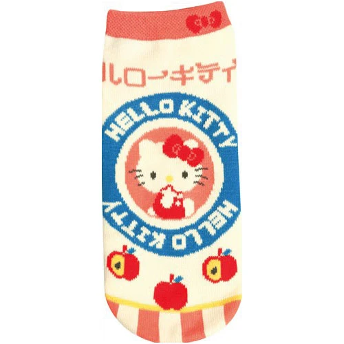 [Self-operated] Japanese Sanrio jacquard cartoon ladies socks Kitty cat 1 pair Hello Kitty