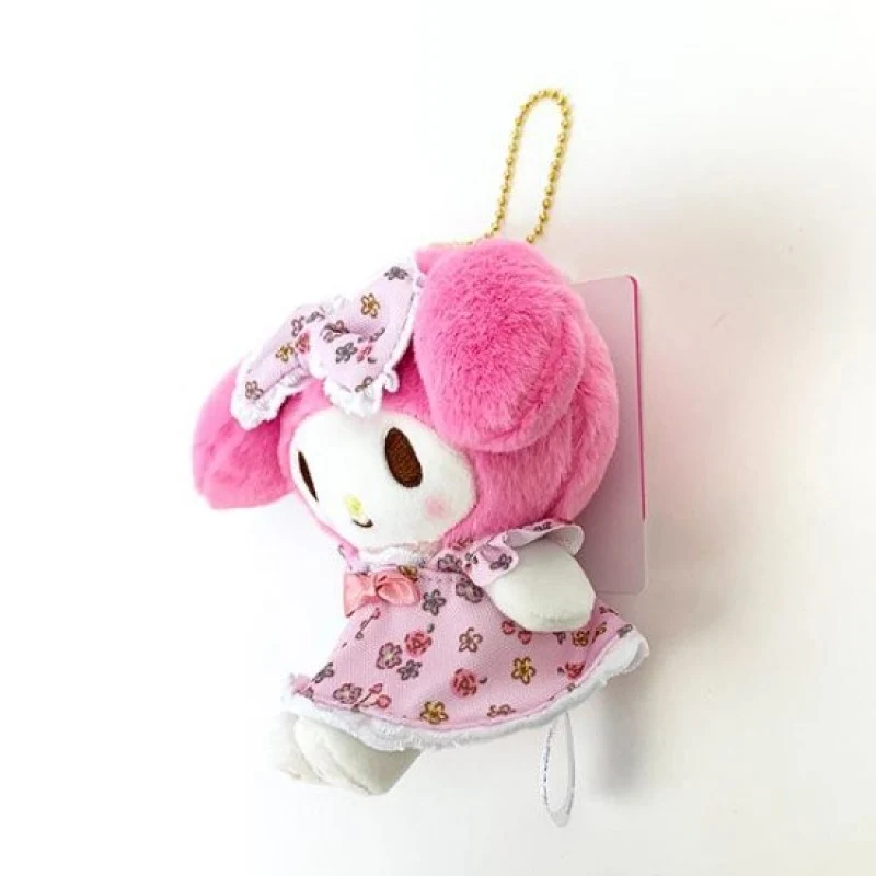 [Self-operated] Japanese Sanrio mascot car bag bag charm keychain Melody floral bow style 1 pack