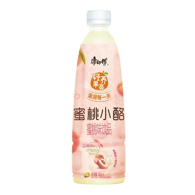 [Self-operated] Chinese MASTER KONG Peach Cheese 500ml fruit juice drink with sweet and fruity fragrance