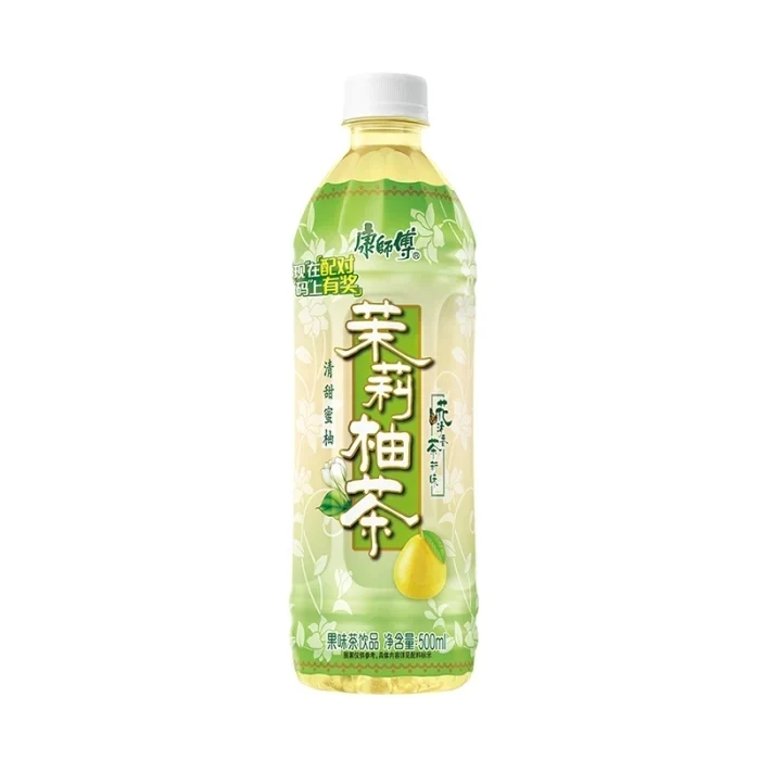 [Self-operated] China MASTER KONG Jasmine Pomelo Tea 500ml Jasmine tea drink selected honey pomelo, sweet and pleasant