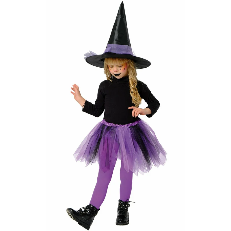 Lila Hexen-Set für Kinder