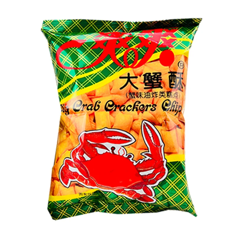 [Self-operated] Chinese Shuangshuang Crab Cake 80g Crispy and delicious childhood snack with a nostalgic taste