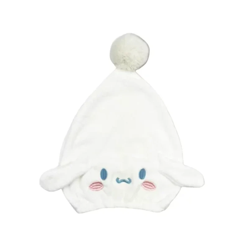 [Self-operated] Japanese Sanrio cartoon plush triangle dry hair hat big-eared dog style 1-pack triangle towel hat