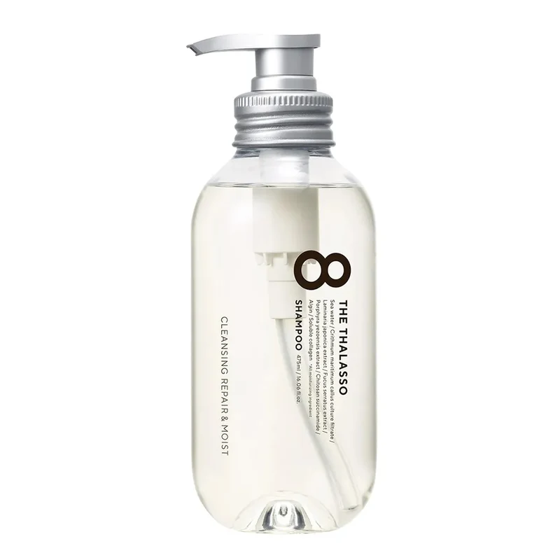 [Self-operated] Japan 8 THE THALASSO Jianjing Marine Essence Shampoo Moisturizing and Repairing 475ml Repairs damage and cleans the scalp