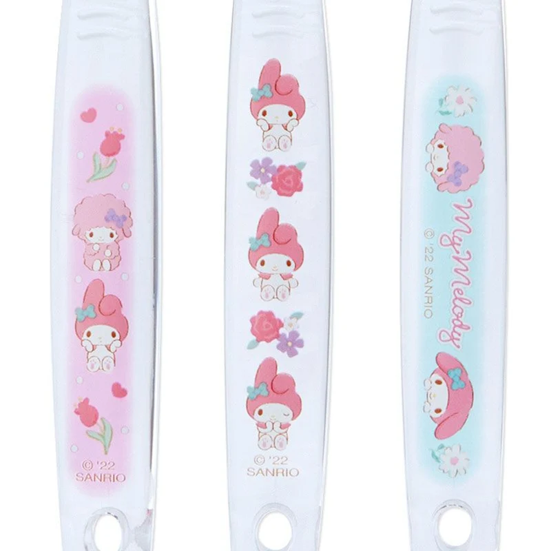 [Self-operated] Japan's Sanrio children's toothbrush Melody 3-pack with transparent soft bristles