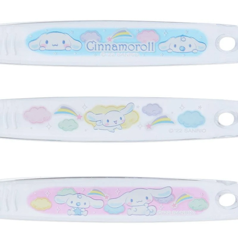 [Self-operated] Japanese Sanrio children's toothbrushes for big-eared dogs, 3 pack, transparent soft bristles