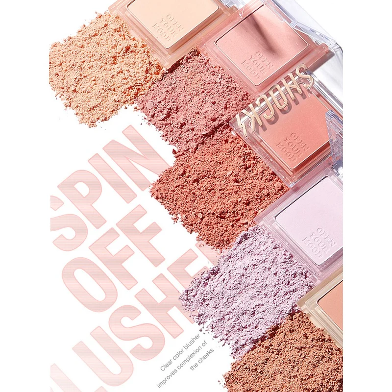 [Self-operated] Korea Tonymoly THE SHOCKING single color blush 4g #04 POP MAUVE sweet cool violet blush purple natural contouring nude makeup blush eye modification