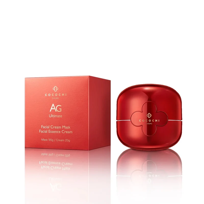 [Self-operated] Japanese COCOCHI AG anti-sugar small gold jar application mask limited edition 110g small red jar moisturizing, yellowing, luxurious nourishing and repairing application mask